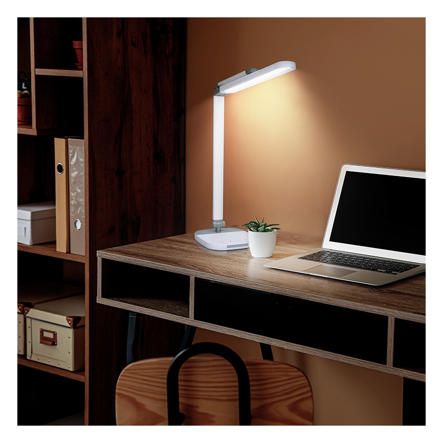 LED Dimmable επιτραπέζιο φωτιστικό αφής με νυχτερινό φωτισμό LED/10W/5V 3000/4000/5000K λευκό