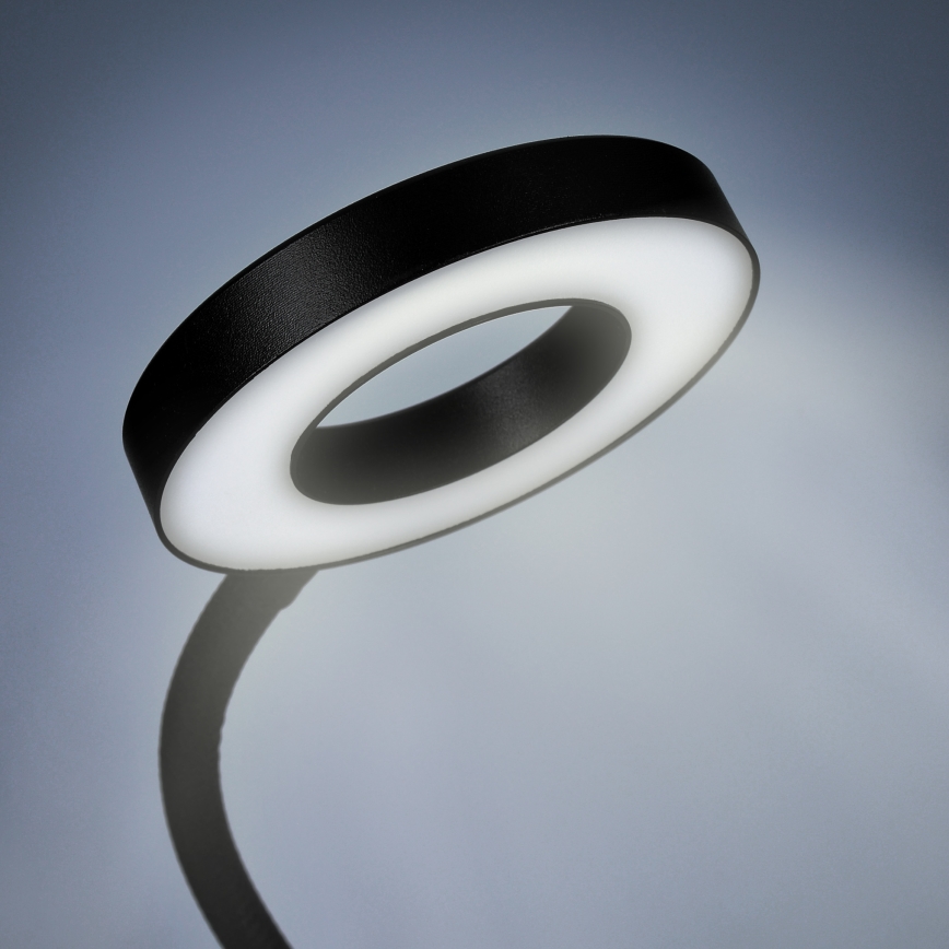Επιτραπέζια λάμπα dimming LED με κλιπ LED/8W/230V 3000/4000/5000K μαύρο