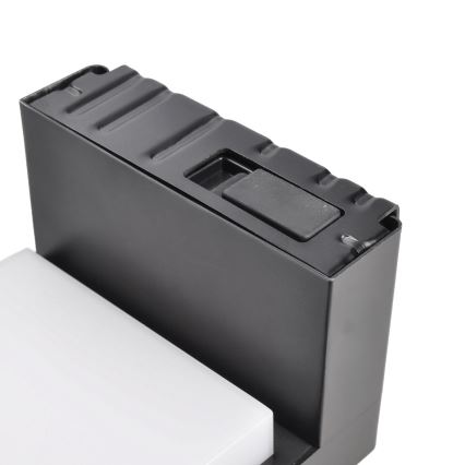 LED Ηλιακό Επιτοίχιο Φωτιστικό με Αισθητήρα Κίνησης και Λυκόφωτος PALERMO LED/5W/3,7V 2000 mAh IP54 μαύρο