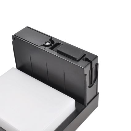 Ηλιακός LED φωτισμός με αισθητήρα κίνησης και λυκόφωτος PALERMO LED/5W/5V 2000 mAh IP54 μαύρο