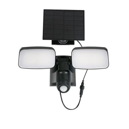 Ηλιακός LED προβολέας με αισθητήρα LED/9W/3,7V 3600 mAh IP54