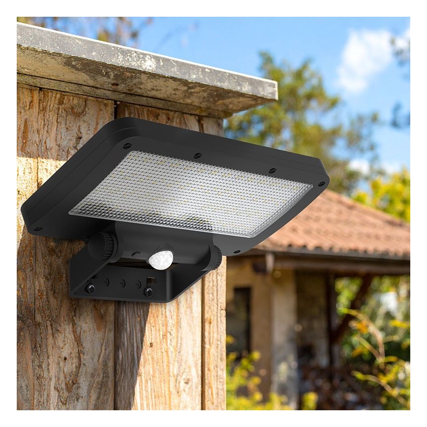LED ηλιακός προβολέας με αισθητήρα LED/5W/3,7V 1500 mAh IP54