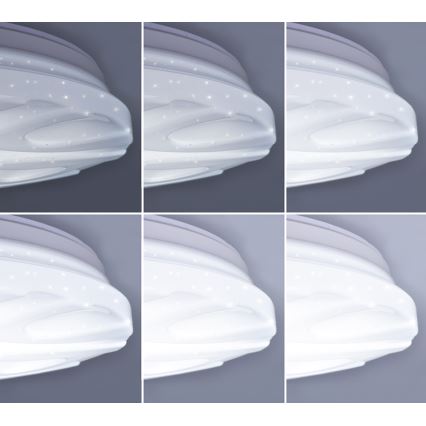 LED Οροφής Ρυθμιζόμενο Φωτιστικό WAVE LED/60W/230V + τηλεχειριστήριο