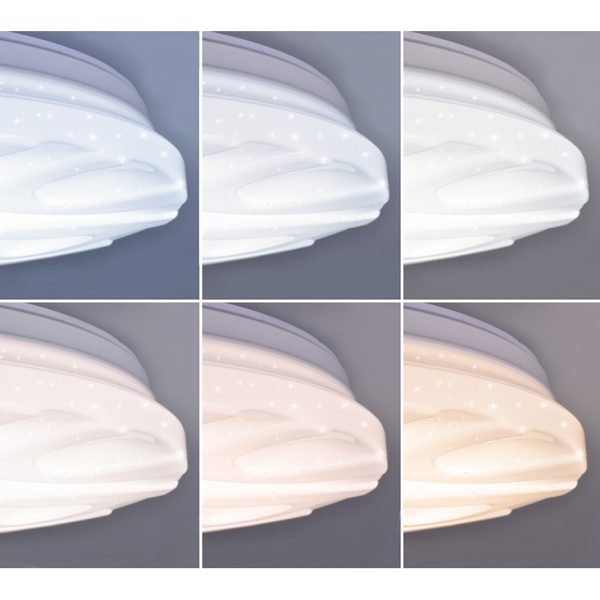 LED Οροφής Ρυθμιζόμενο Φωτιστικό WAVE LED/60W/230V + τηλεχειριστήριο