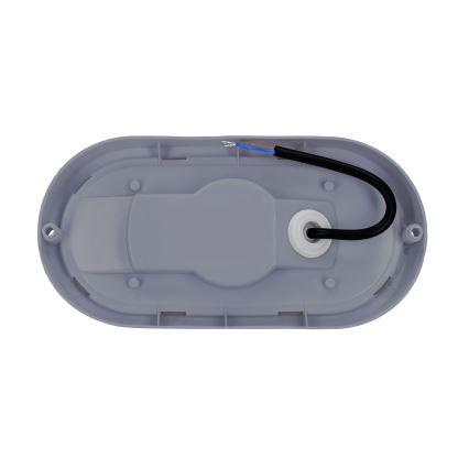 Φωτιστικό τοίχου LED Εξωτερικού χώρου LED/20W/230V 4000K IP54 γκρι οβάλ