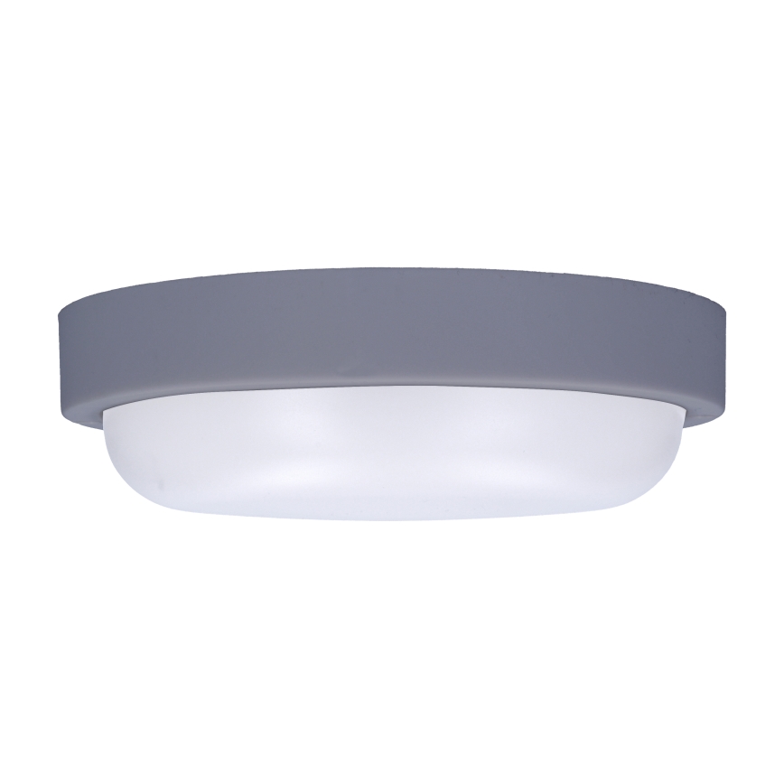 Επιτοίχιο φωτιστικό εξωτερικού χώρου LED LED/13W/230V 4000K IP54 γκρι στρογγυλό