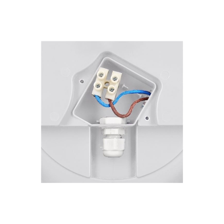 Φωτιστικό οροφής εξωτερικού χώρου LED SIENA LED/13W/230V IP54 διάμετρος 17 cm λευκό