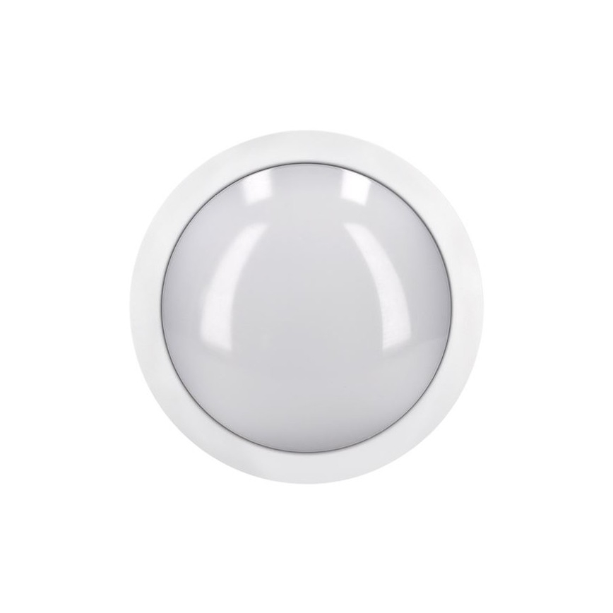 Φωτιστικό οροφής εξωτερικού χώρου LED SIENA LED/13W/230V IP54 διάμετρος 17 cm λευκό
