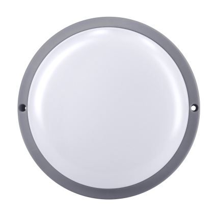 Επιτοίχιο φωτιστικό εξωτερικού χώρου LED LED/20W/230V 4000K IP54 γκρι στρογγυλό