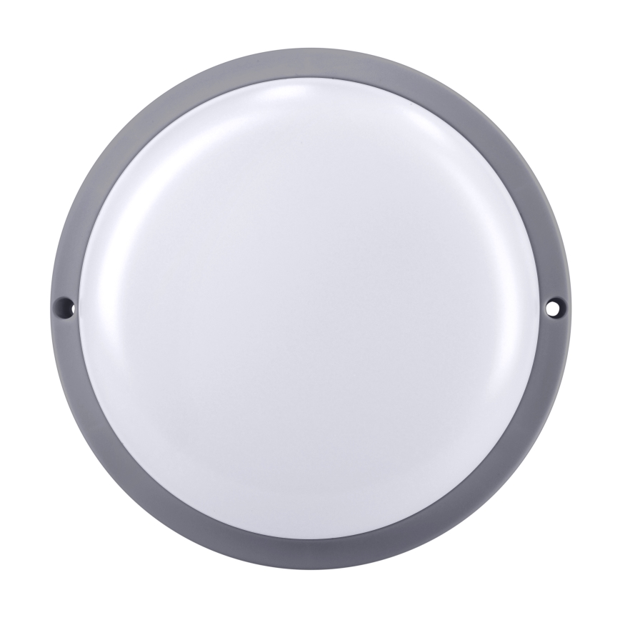 Επιτοίχιο φωτιστικό εξωτερικού χώρου LED LED/20W/230V 4000K IP54 γκρι στρογγυλό