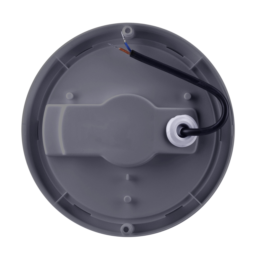 Επιτοίχιο φωτιστικό εξωτερικού χώρου LED LED/20W/230V 4000K IP54 γκρι στρογγυλό