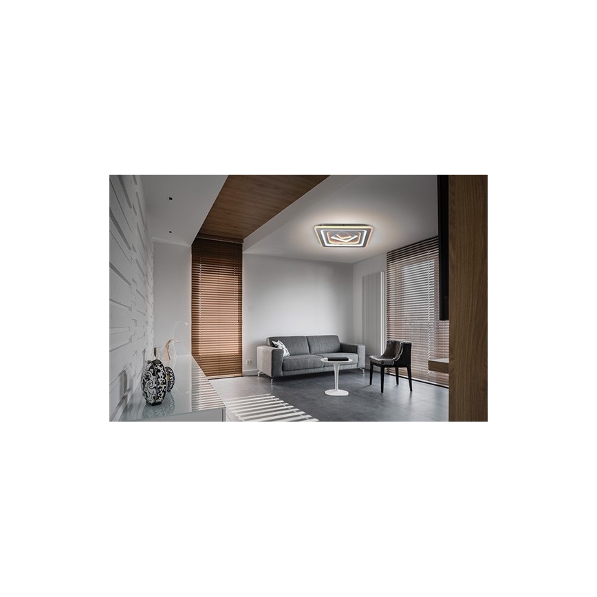 LED Ρυθμιζόμενο φωτιστικό οροφής TREVISO LED/48W/230V + τηλεχειριστήριο