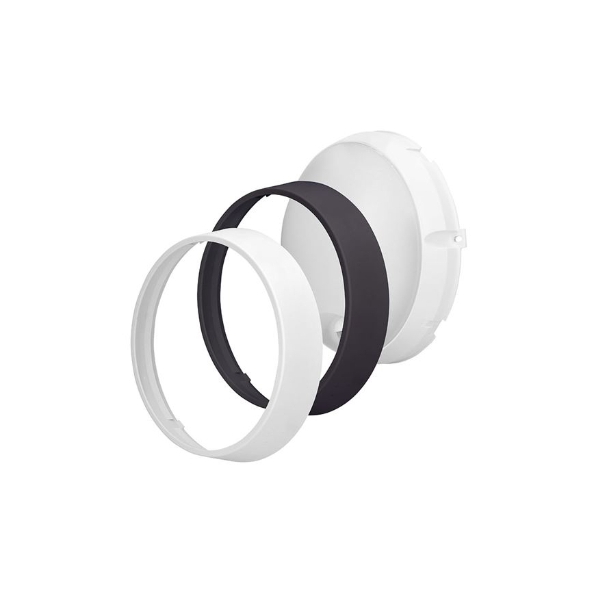 LED εξωτερικό επιτοίχιο φωτιστικό με αισθητήρα 2-σε-1 LED/20W/230V 3000/4000/6500K IP65 Ø 22 cm