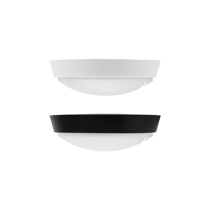 Εξωτερικό επιτοίχιο φωτιστικό LED με αισθητήρα 2 σε 1, 20W, 230V, 3000/4000/6500K, IP65, διάμετρος 22 cm