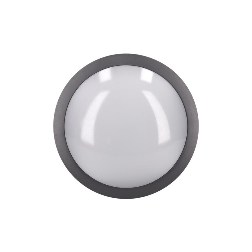 Φωτιστικό οροφής εξωτερικού χώρου LED SIENA LED/20W/230V IP54 διάμετρος 23 cm ανθρακί