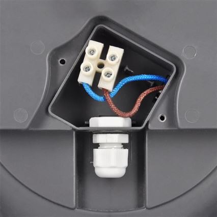 Φωτιστικό οροφής εξωτερικού χώρου LED με αισθητήρα SIENA LED/20W/230V 4000K διάμετρος 23 cm IP54