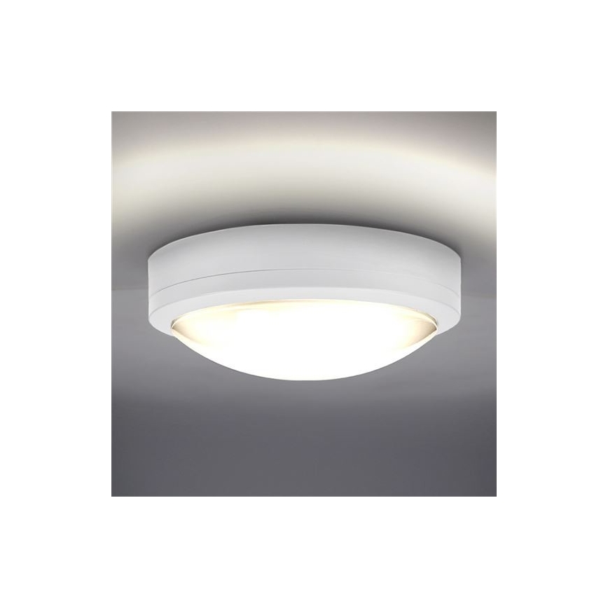 Φωτιστικό οροφής εξωτερικού χώρου LED SIENA LED/20W/230V IP54 διάμετρος 23 cm λευκό