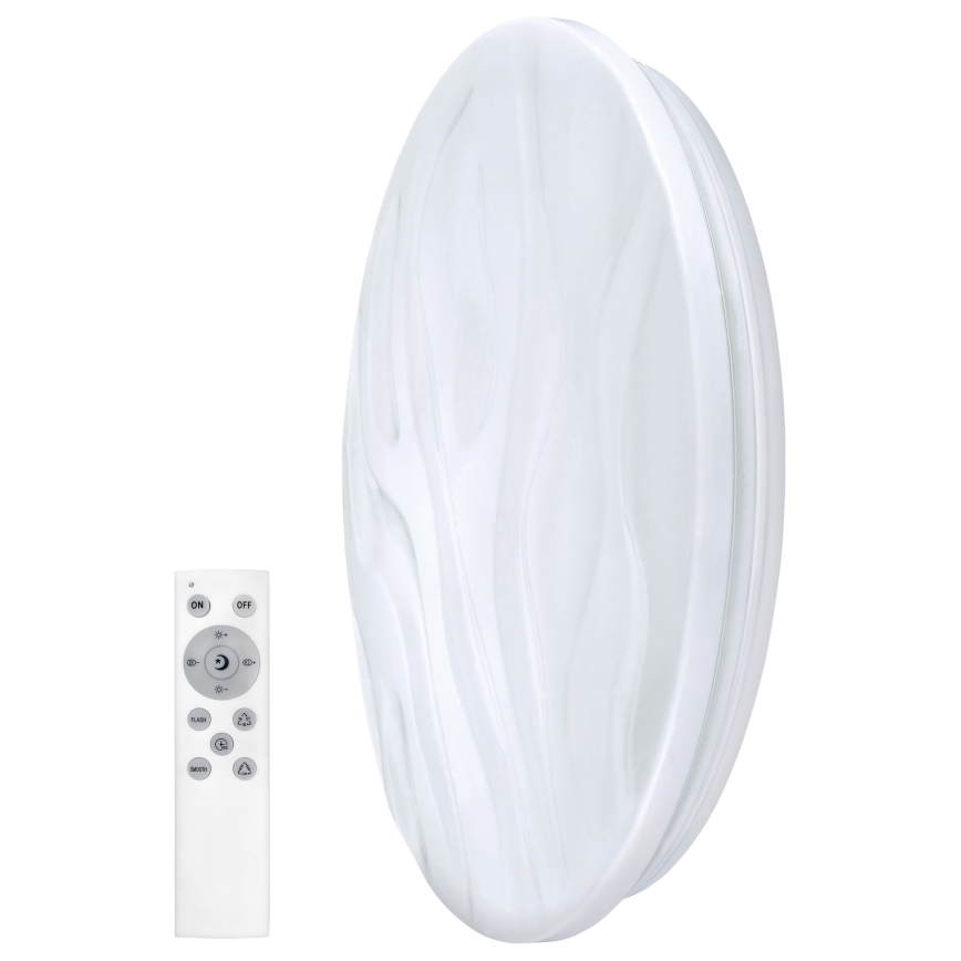 LED RGB Dimmable φωτιστικό οροφής WAVE LED/30W/230V Wi-Fi Tuya + τηλεχειριστήριο