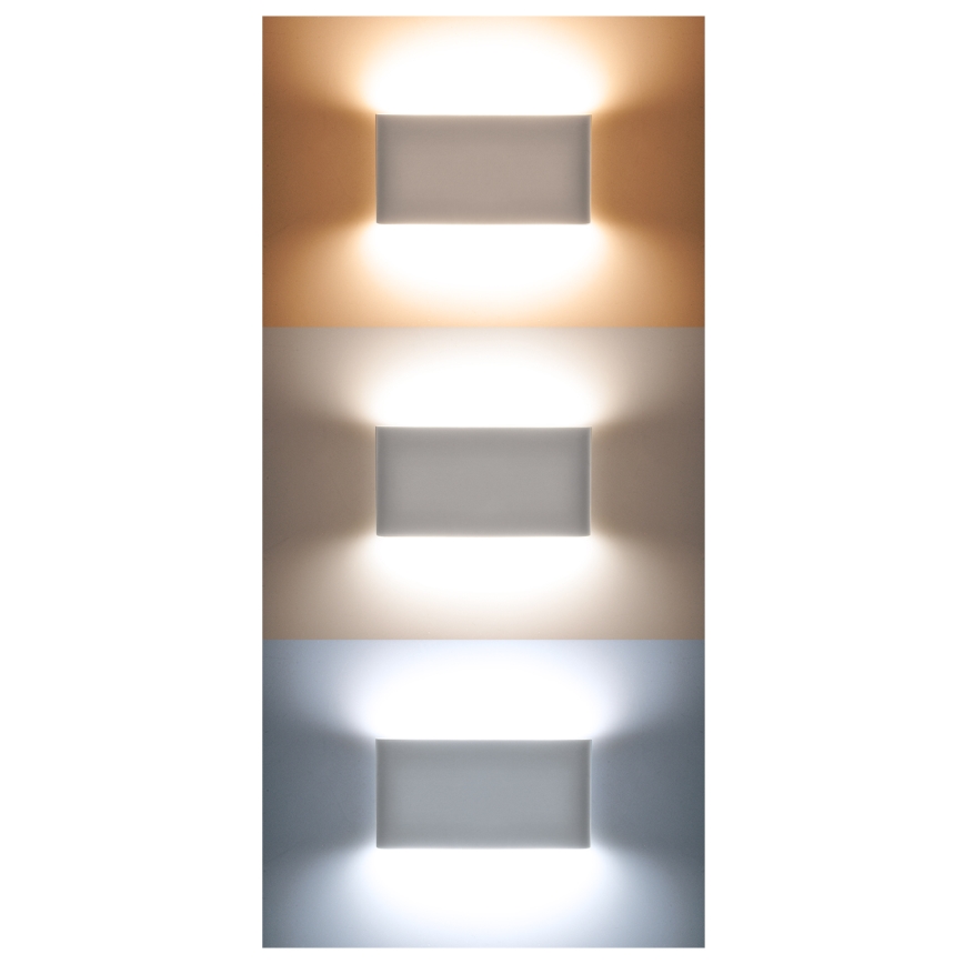 Φωτιστικό τοίχου LED εξωτερικού χώρου MODENA LED/12W/230V IP54 μαύρο