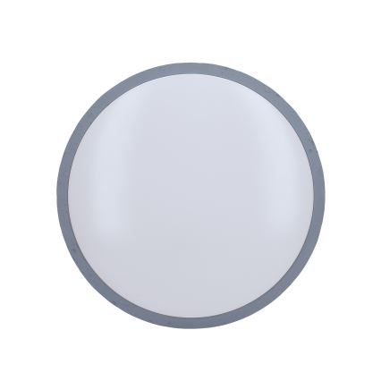 LED Dimmable φωτιστικό οροφής GREY LED/48W/230V 3000-6500K γκρι διάμετρος 38 cm + τηλεχειριστήριο