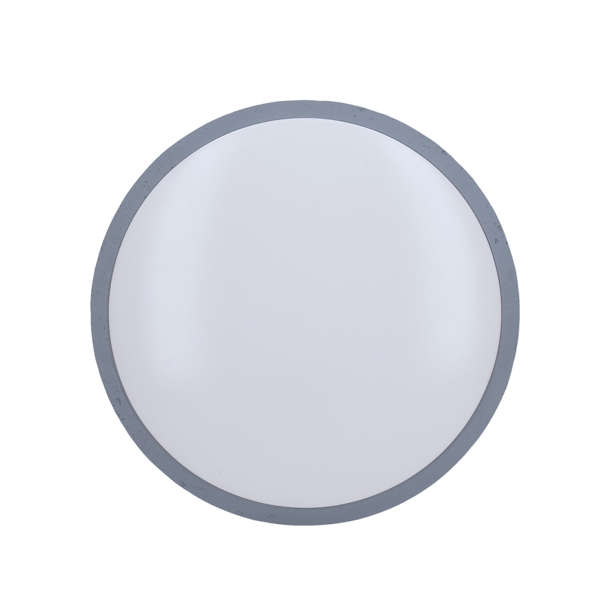 LED Dimmable φωτιστικό οροφής GREY LED/48W/230V 3000-6500K γκρι διάμετρος 38 cm + τηλεχειριστήριο