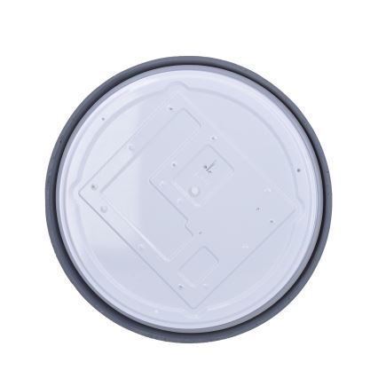 LED Dimmable φωτιστικό οροφής GREY LED/48W/230V 3000-6500K γκρι διάμετρος 38 cm + τηλεχειριστήριο