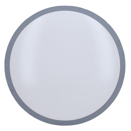 LED Dimmable φωτιστικό οροφής GREY LED/60W/230V 3000-6500K γκρι διάμετρος 49 cm + τηλεχειριστήριο