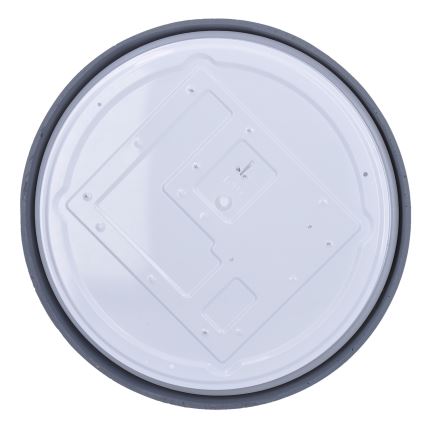 LED Dimmable φωτιστικό οροφής GREY LED/60W/230V 3000-6500K γκρι διάμετρος 49 cm + τηλεχειριστήριο