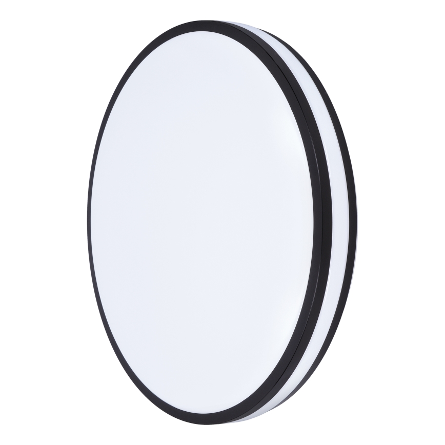 LED Dimmable φωτιστικό οροφής LASKOS LED/48W/230V 3000-6500K μαύρο + τηλεχειριστήριο