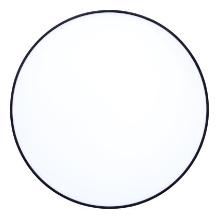 LED Dimmable φωτιστικό οροφής PENLEY LED/48W/230V 3000-6500K διάμετρος 40 cm μαύρο + τηλεχειριστήριο