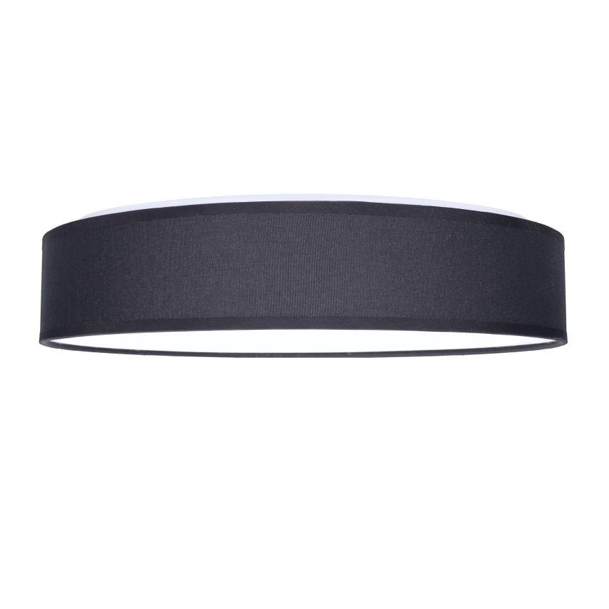 LED Dimmable φωτιστικό οροφής PENLEY LED/48W/230V 3000-6500K διάμετρος 40 cm μαύρο + τηλεχειριστήριο
