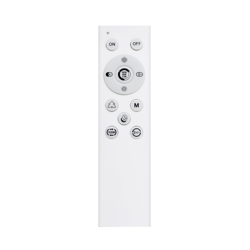 LED RGB dimmable φωτιστικό οροφής FLOCO LED/30W/230V 3000-6500K + RGB/6W διάμετρος 40cm + τηλεχειριστήριο