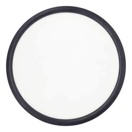 LED Ρυθμιζόμενο Φωτιστικό Οροφής ESTELA LED/36W/230V Ø30 εκ. Μαύρο + Τηλεχειριστήριο