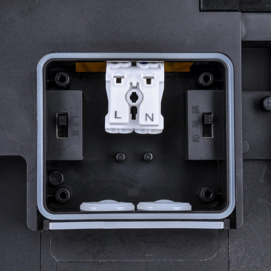 LED Dimmable φωτιστικό οροφής εξωτερικού χώρου LED/36W/40W/44W/230V 3000/4000/6500K IP65 μαύρο