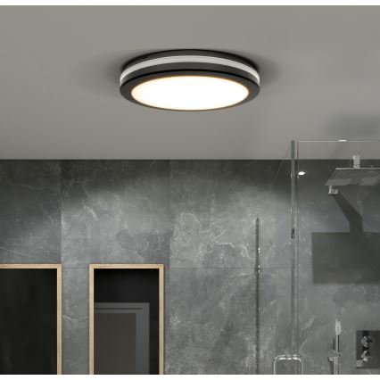 LED Dimmable φωτιστικό οροφής εξωτερικού χώρου LED/36W/40W/44W/230V 3000/4000/6500K IP65 μαύρο