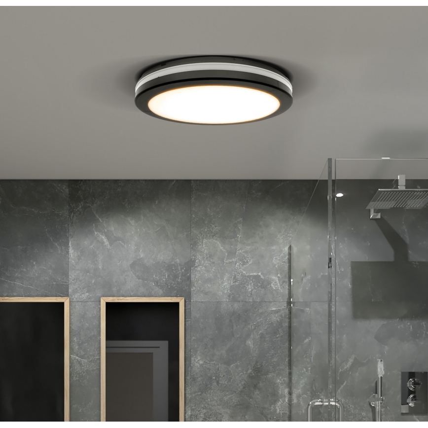 LED Dimmable φωτιστικό οροφής εξωτερικού χώρου LED/36W/40W/44W/230V 3000/4000/6500K IP65 μαύρο