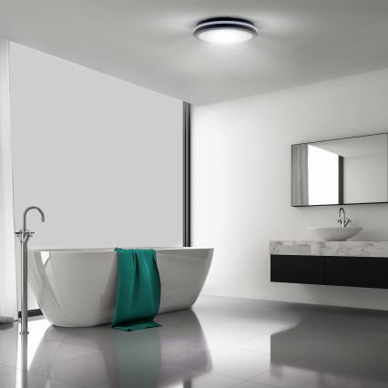 LED Dimmable φωτιστικό οροφής εξωτερικού χώρου LED/36W/40W/44W/230V 3000/4000/6500K IP65 μαύρο