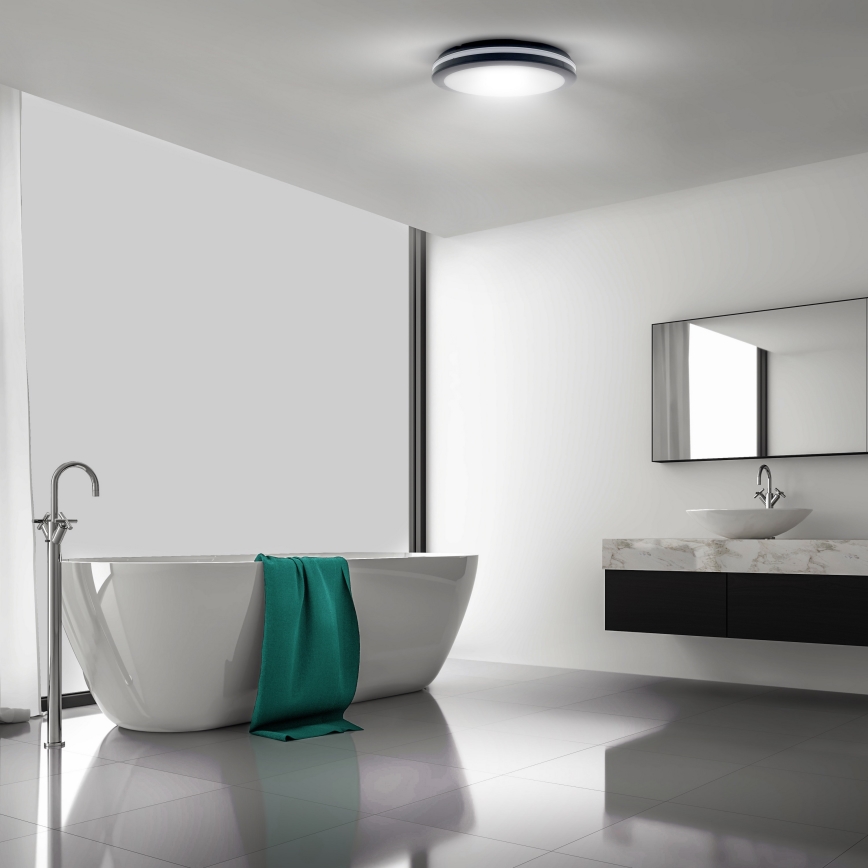 LED Dimmable φωτιστικό οροφής εξωτερικού χώρου LED/36W/40W/44W/230V 3000/4000/6500K IP65 μαύρο