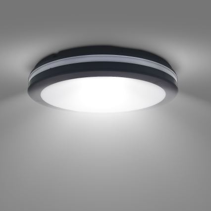 LED Dimmable φωτιστικό οροφής εξωτερικού χώρου LED/36W/40W/44W/230V 3000/4000/6500K IP65 μαύρο