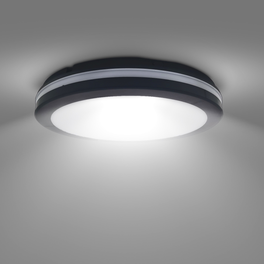 LED Dimmable φωτιστικό οροφής εξωτερικού χώρου LED/36W/40W/44W/230V 3000/4000/6500K IP65 μαύρο
