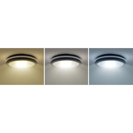 LED Dimmable φωτιστικό οροφής εξωτερικού χώρου LED/36W/40W/44W/230V 3000/4000/6500K IP65 μαύρο
