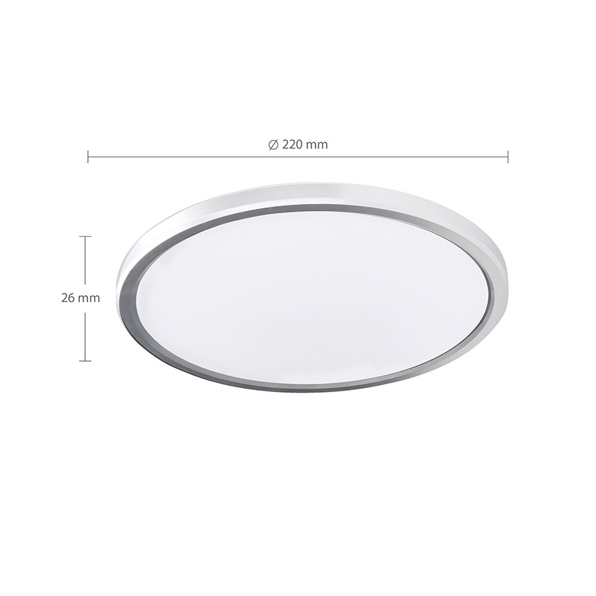 LED φωτιστικό οροφής μπάνιου ACATE LED/18W/230V 3000/4000/6000K διάμ. 22 εκ. IP54