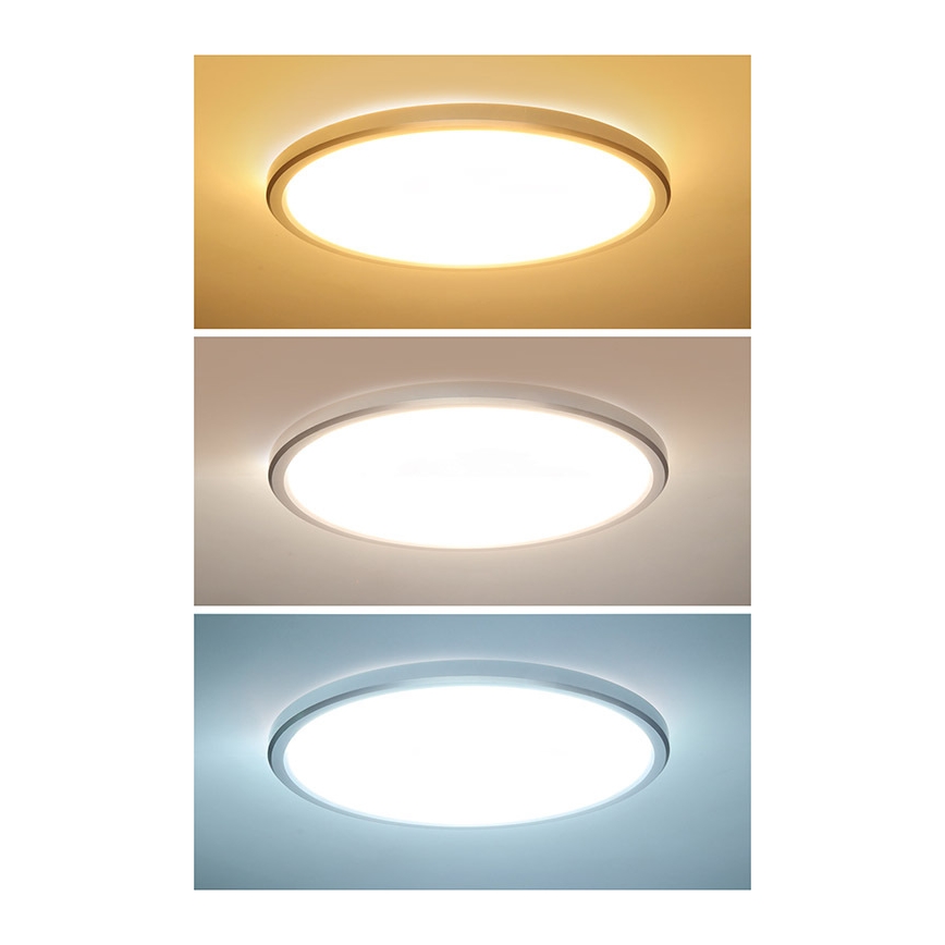 LED φωτιστικό οροφής για μπάνιο ACATE LED/24W/230V 3000/4000/6000K διάμ. 29,3 cm IP54