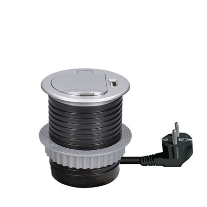 Χωνευτή πρίζα USB με καπάκι 230V