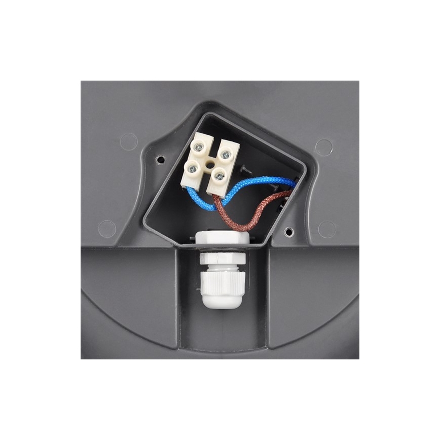 Φωτιστικό οροφής LED εξωτερικού χώρου LED/13W/230V IP54 ανθρακί