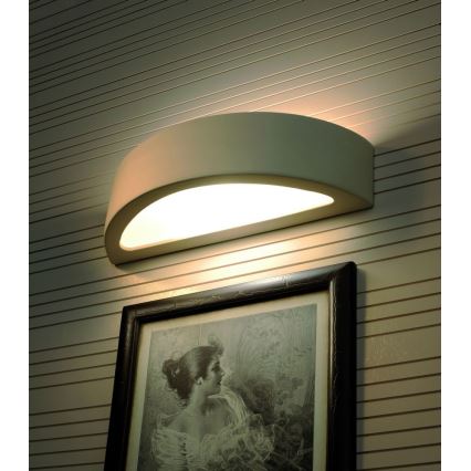 Φωτιστικό τοίχου ATENA 1xE27/60W/230V 40,5 cm λευκό