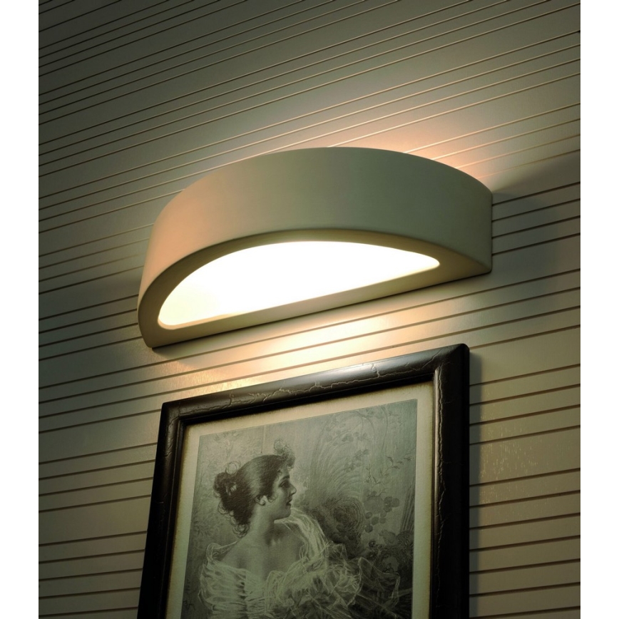 Φωτιστικό τοίχου ATENA 1xE27/60W/230V 40,5 cm λευκό