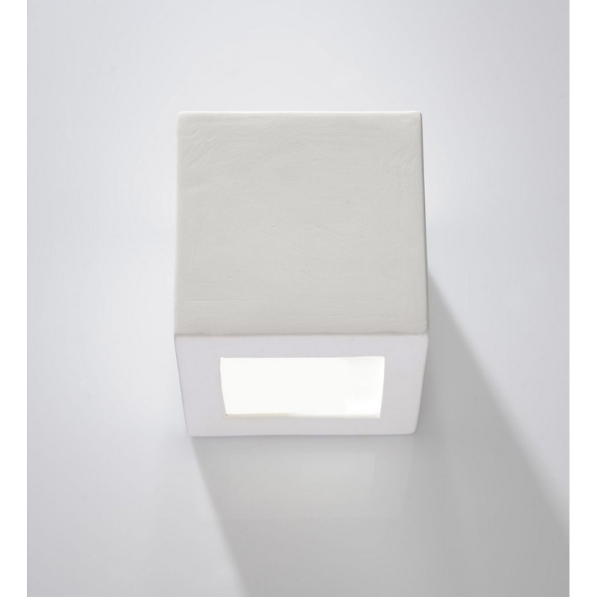 Φωτιστικό τοίχου LEO 1xE27/60W/230V λευκό