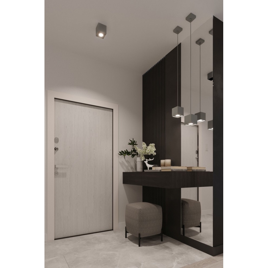 Φωτιστικό σποτ QUAD 1 1xGU10/10W/230V γκρι