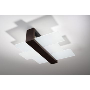 Φωτιστικό οροφής FENIKS 2 2xE27/60W/230V Σημύδα/οξιά/βέγκε